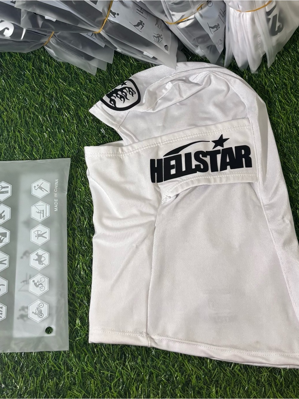 Hellstar White Ski Mask